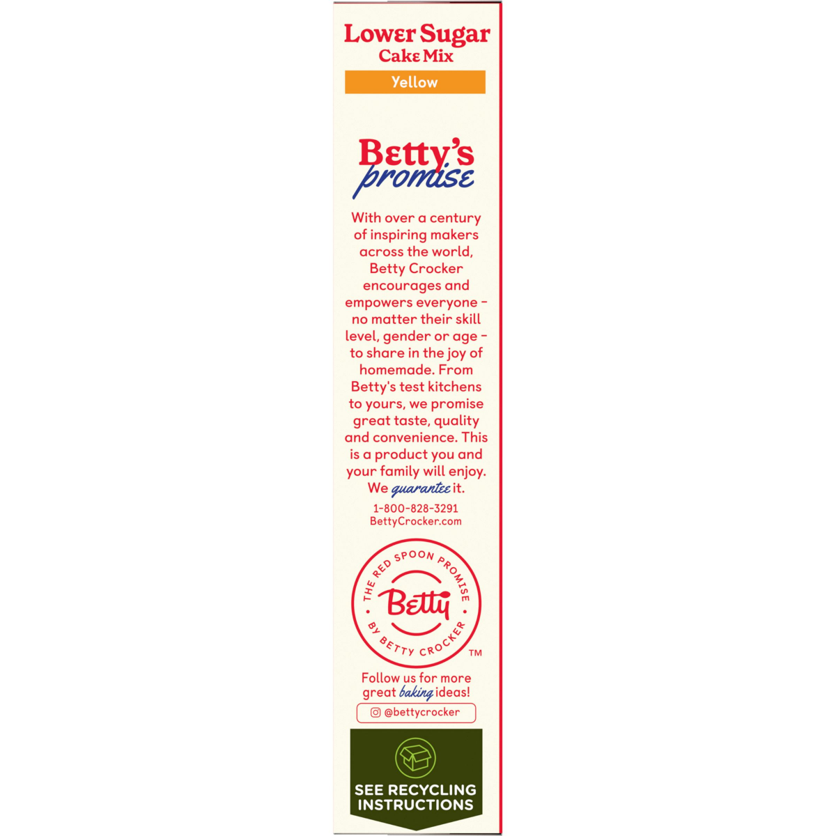 slide 2 of 17, Betty Crocker Lower Sugar Yellow Cake Mix, No Artificial Sweeteners, 14 oz, 14 oz