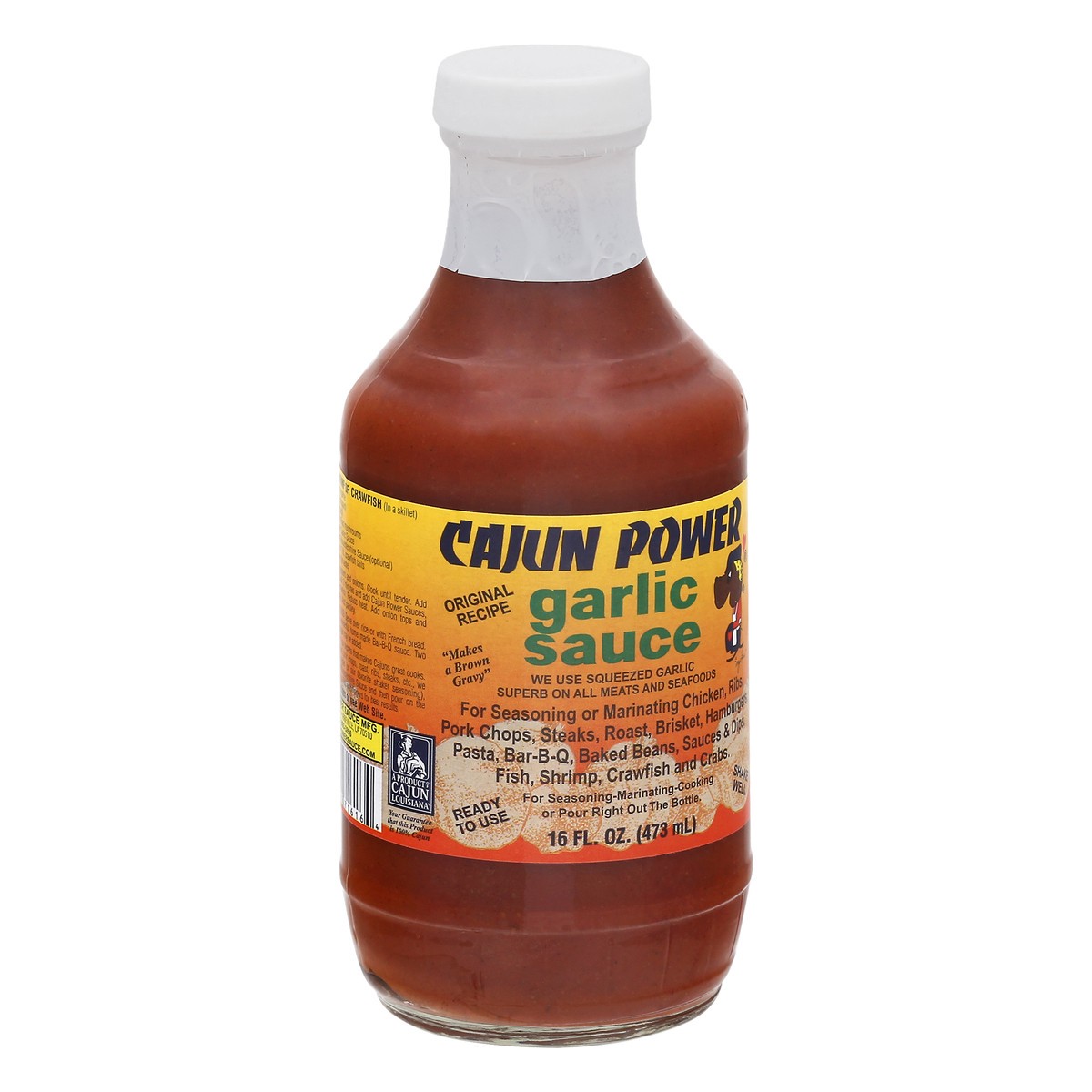 slide 2 of 12, Cajun Power Original Recipe Garlic Sauce 16 oz, 16 oz