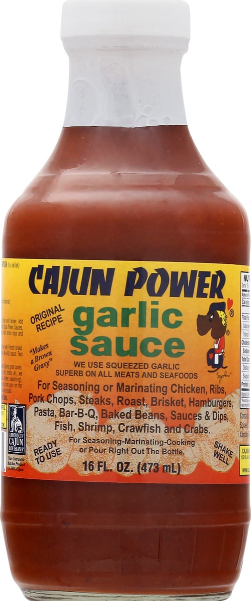 slide 7 of 12, Cajun Power Original Recipe Garlic Sauce 16 oz, 16 oz