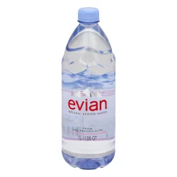 Evian Natural Spring Water - 1 liter