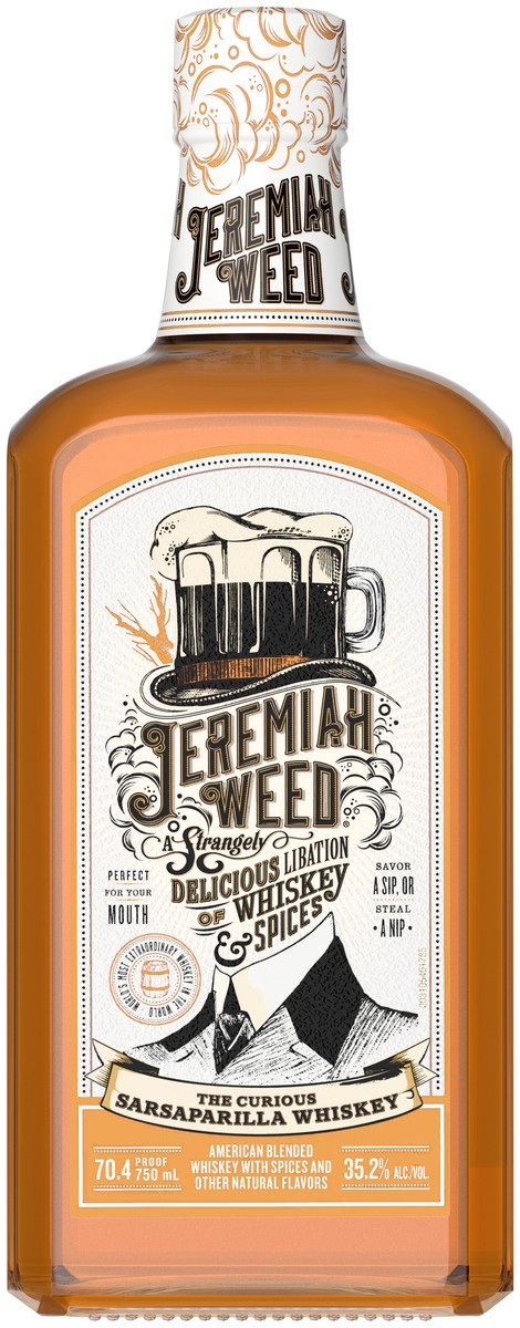 slide 4 of 5, Jeremiah Weed Sarsaparilla Flavored Whiskey, 750 ml