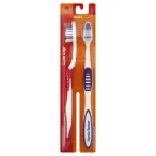 slide 1 of 2, Harris Teeter Gem Grip Soft Toothbrushes, 2 ct