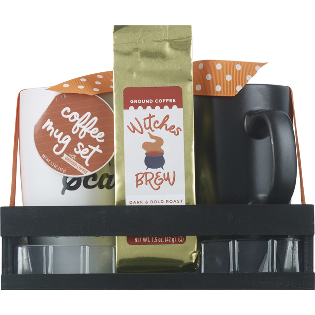 slide 1 of 1, IQ ACCESSORIES INC Halloween Mugs And Coffee Brick, 1 ct