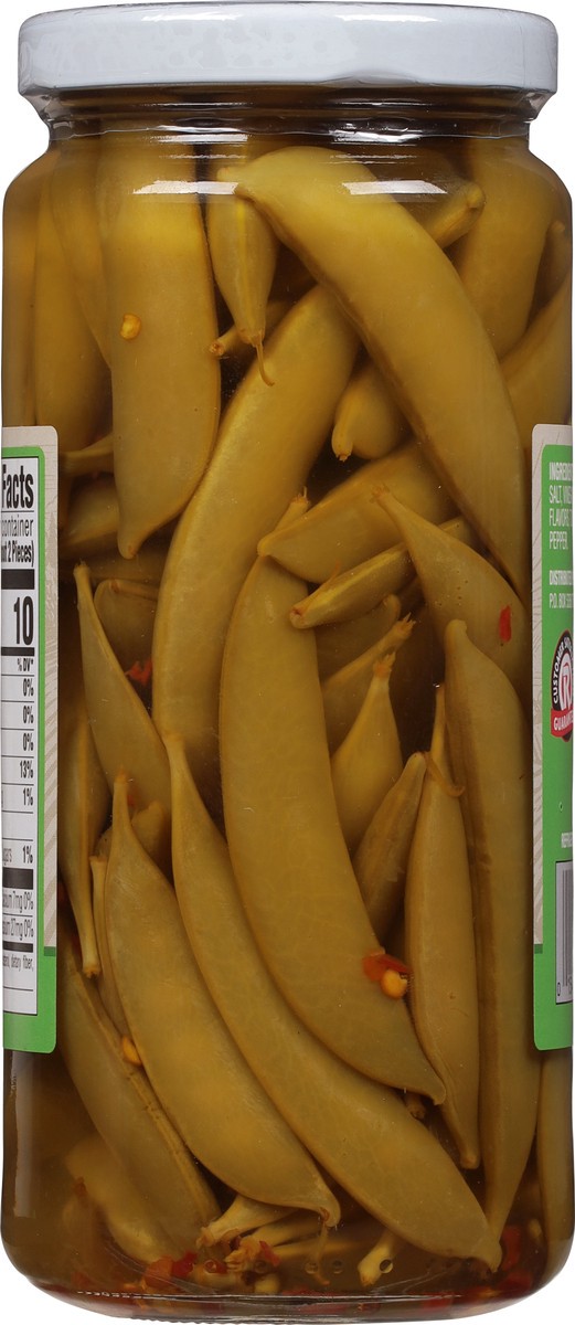 slide 4 of 12, Rouses Markets Pickled Snap Peas with Red Pepper Flakes 16 oz, 16 oz