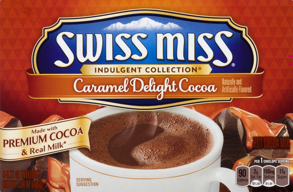 slide 8 of 9, Swiss Miss Indulgent Collection Caramel Delight Hot Cocoa Mix- 5.84 oz, 5.84 oz