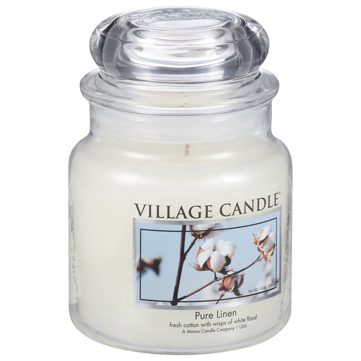 slide 2 of 12, Village Candle Pure Linen Candle 1 ea, 1 ct