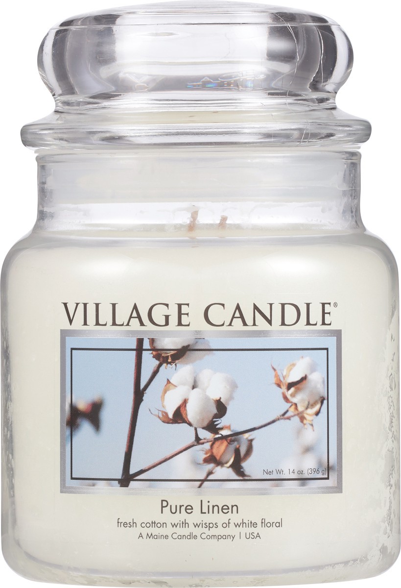 slide 10 of 12, Village Candle Pure Linen Candle 1 ea, 1 ct