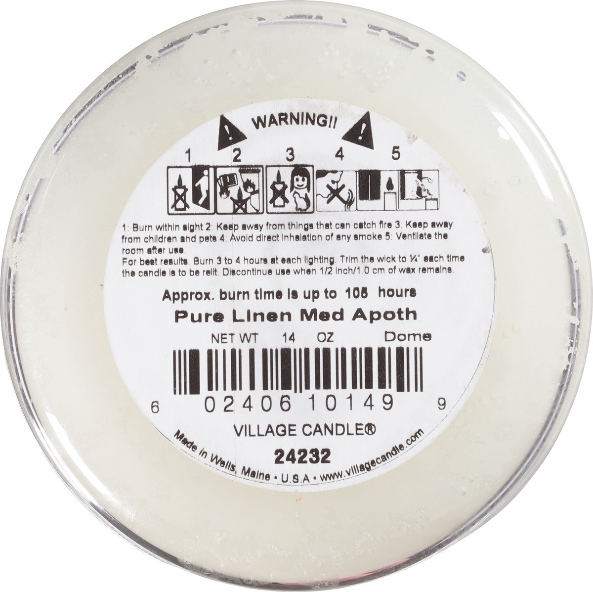 slide 6 of 12, Village Candle Pure Linen Candle 1 ea, 1 ct