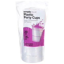 Simply Value Sv Clear Plastic Party Cups 14 Oz