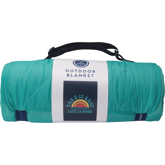 slide 1 of 1, LIFE IS GOOD Lig Outdoor Blanket 50X70, 1 ct