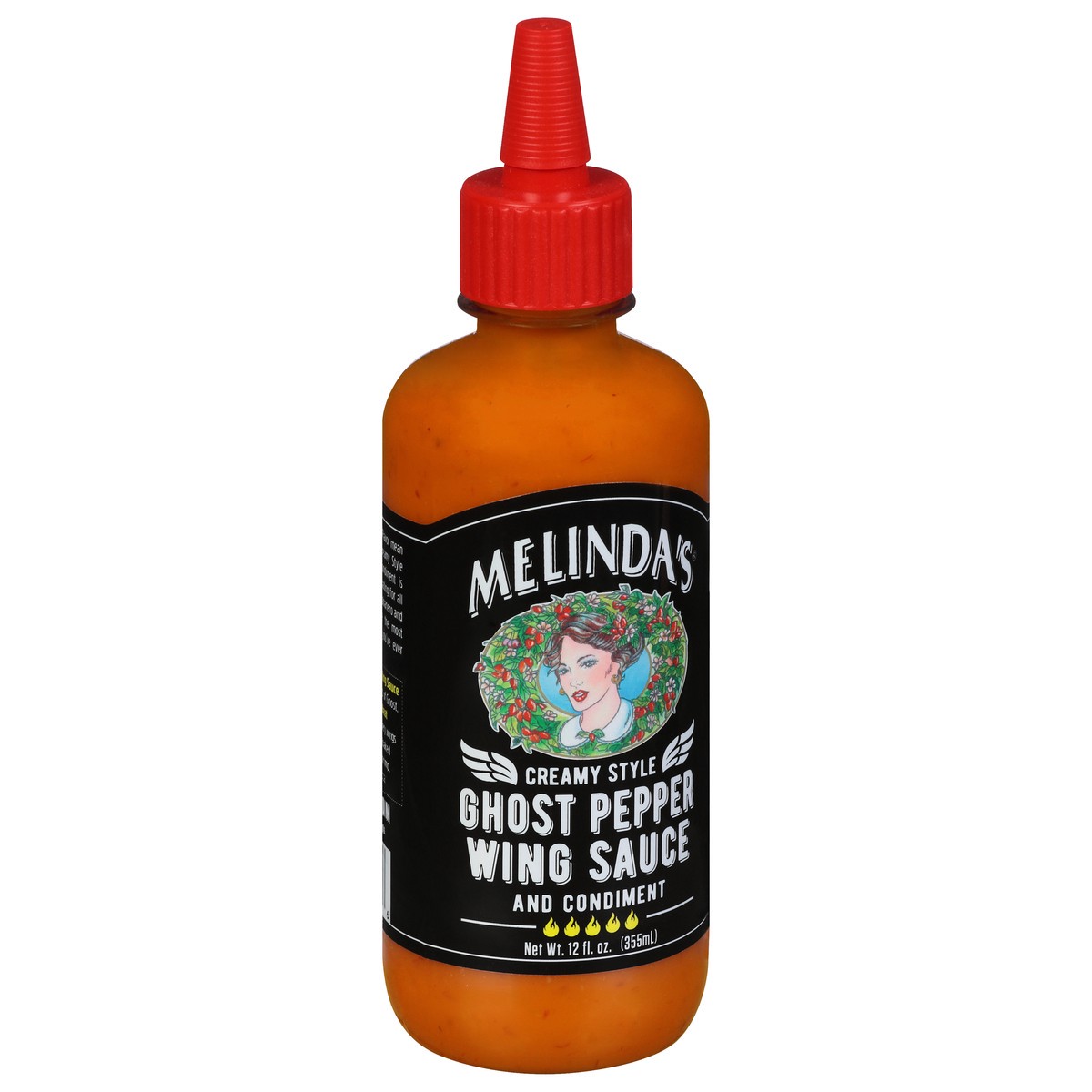 slide 5 of 9, Melinda's Creamy Style Ghost Pepper Wing Sauce and Condiment 12 fl oz, 12 fl oz