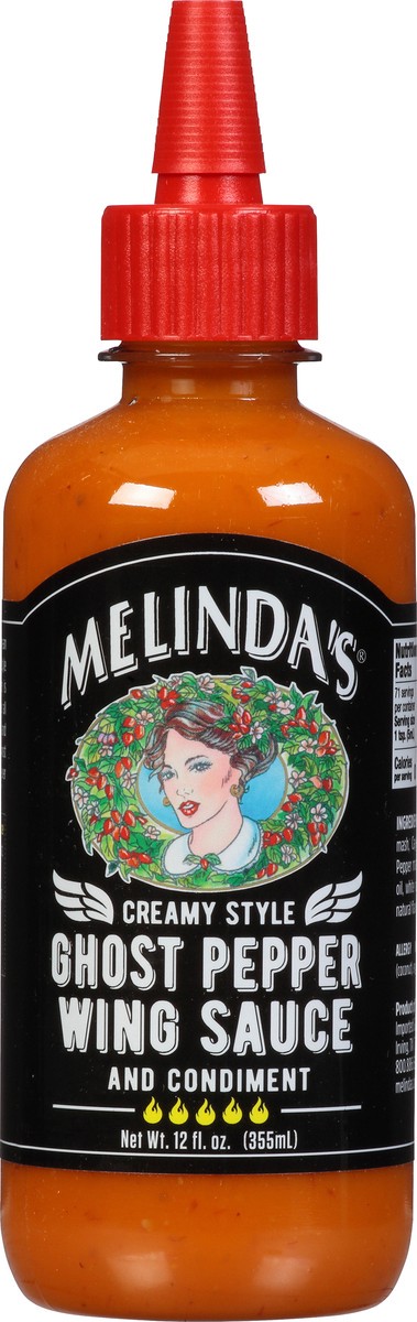 slide 3 of 9, Melinda's Creamy Style Ghost Pepper Wing Sauce and Condiment 12 fl oz, 12 fl oz