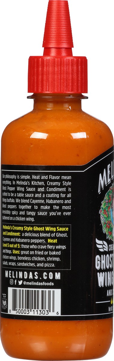 slide 8 of 9, Melinda's Creamy Style Ghost Pepper Wing Sauce and Condiment 12 fl oz, 12 fl oz