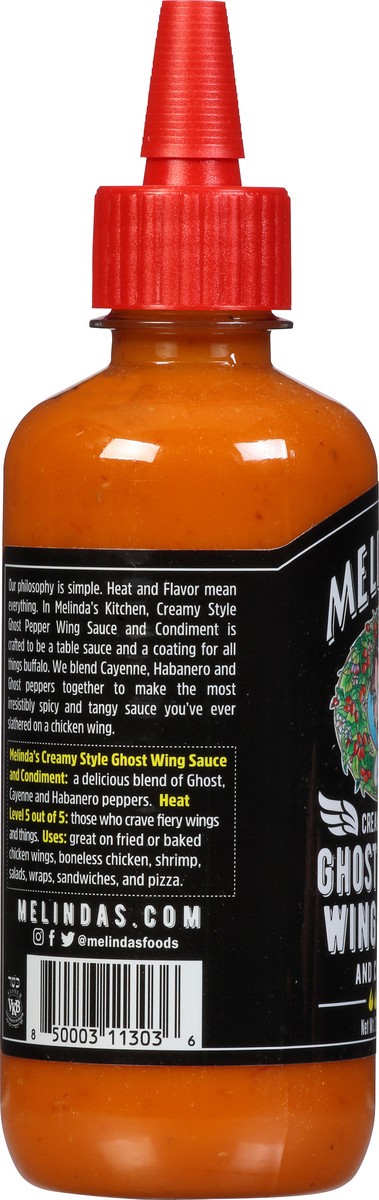 slide 3 of 9, Melinda's Creamy Style Ghost Pepper Wing Sauce and Condiment 12 fl oz, 12 fl oz