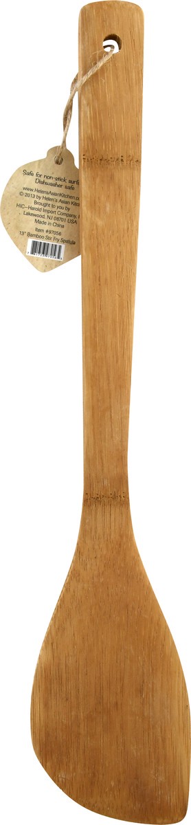 slide 8 of 8, Helen's Asian Kitchen 13 Inches Bamboo Stir Fry Spatula 1 ea, 1 ea