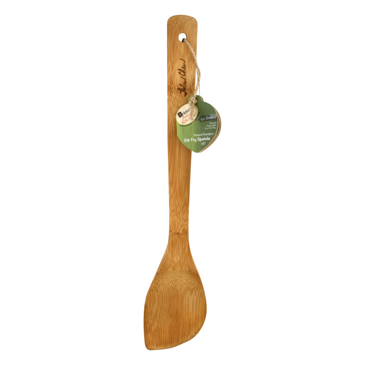 slide 1 of 8, Helen's Asian Kitchen 13 Inches Bamboo Stir Fry Spatula 1 ea, 1 ea