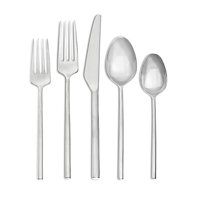 slide 1 of 1, Vera Wang Wedgwood Vera Moderne Flatware Place Setting, 5 ct