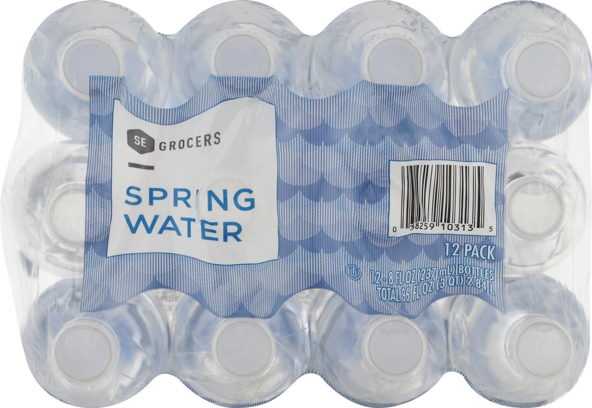 slide 10 of 12, SE Grocers Water Spring - 12 ct; 8 oz, 12 ct; 8 oz