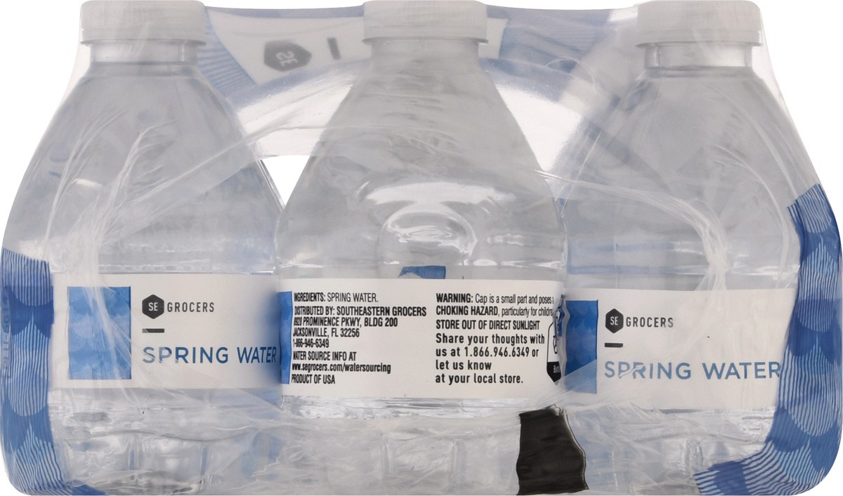 slide 7 of 12, SE Grocers Water Spring - 12 ct; 8 oz, 12 ct; 8 oz