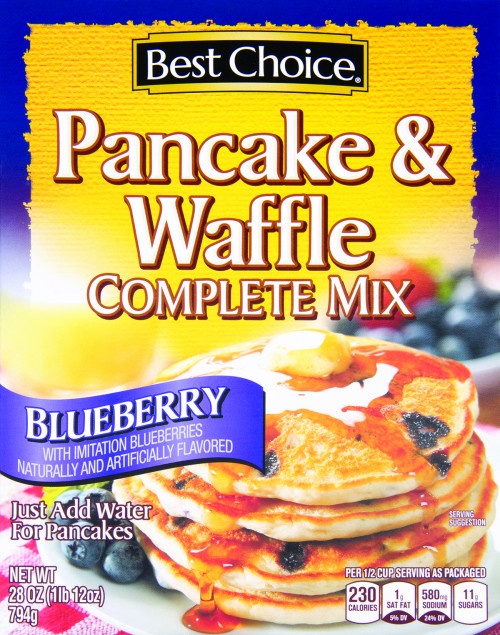 slide 1 of 1, Best Choice Blueberry Pancake And Waffle Complete Mix, 28 oz