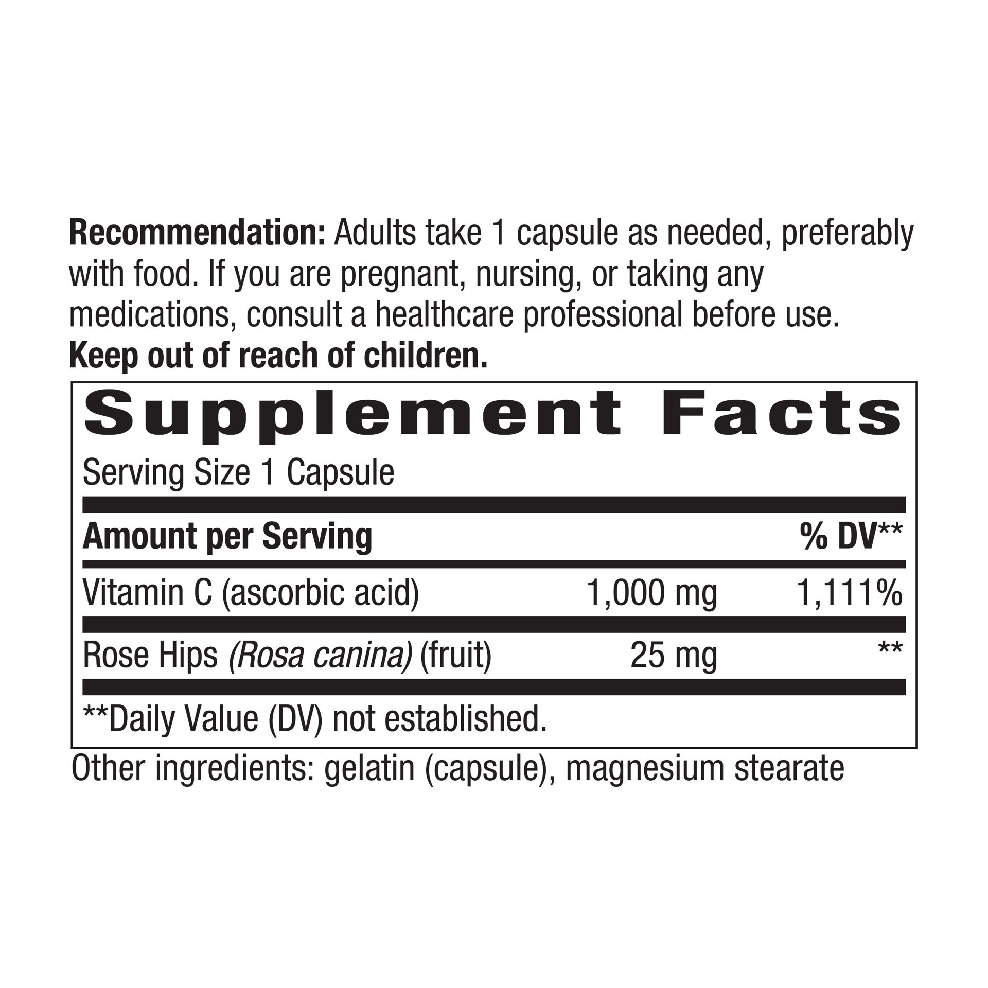 slide 3 of 4, Nature's Way Vitamin C-1000 250 ea, 250 ct