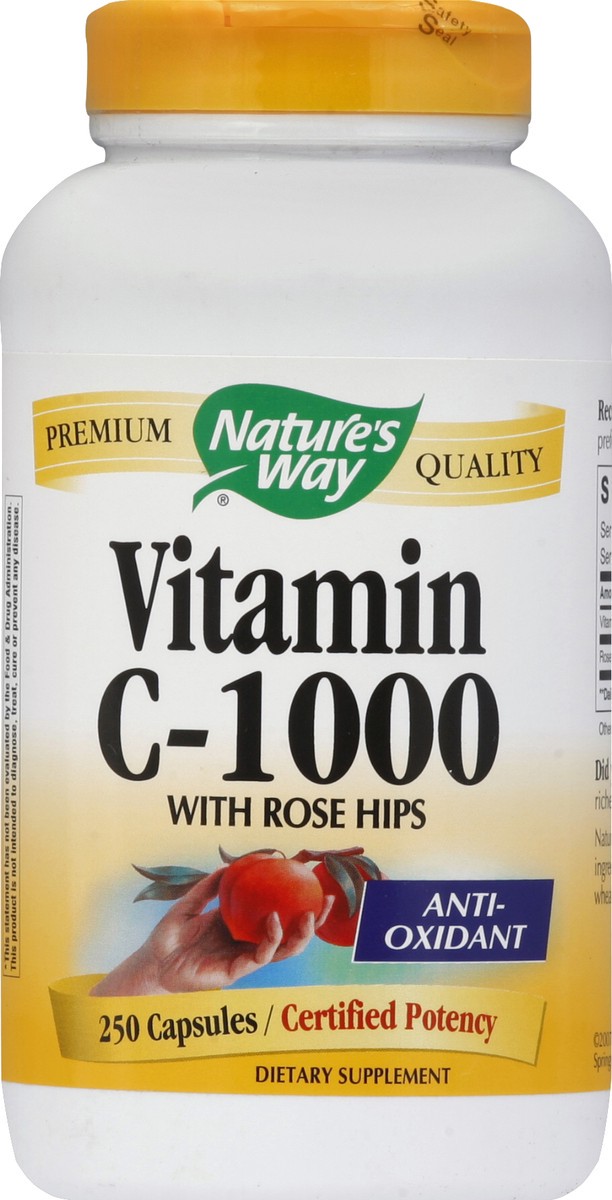 slide 1 of 4, Nature's Way Vitamin C-1000 250 ea, 250 ct