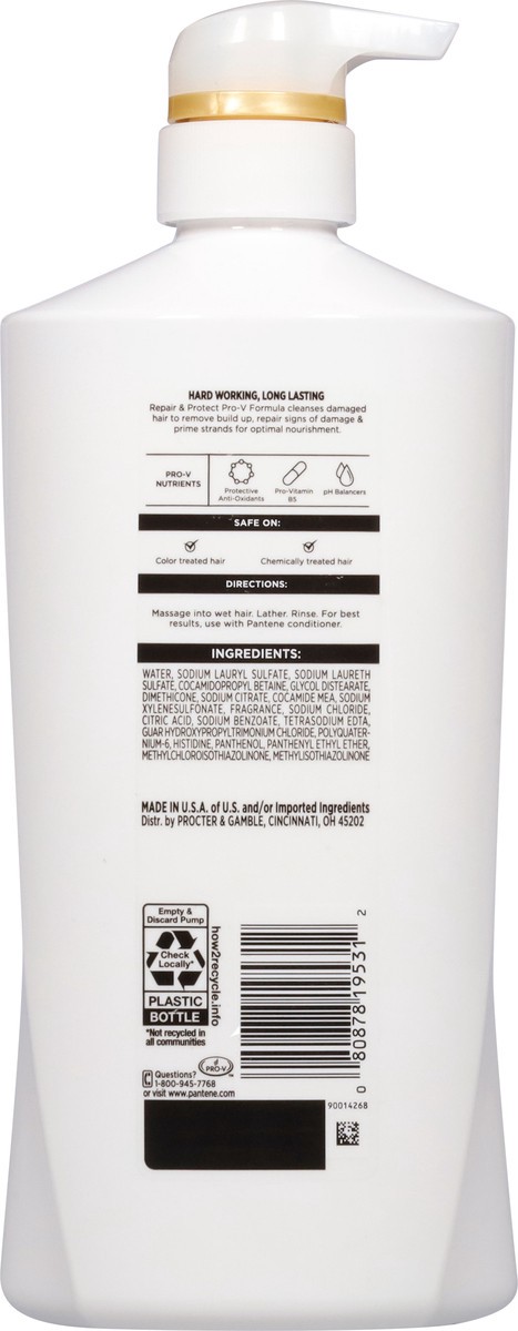 slide 8 of 13, PANTENE PRO-V Repair & Protect Shampoo, 27.7 oz/820 mL, 27.70 fl oz