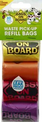 Bags on Board Waste Pick-Up Refill Bags - 4 ea
