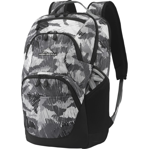 slide 3 of 8, High Sierra Swoop Backpack With 17'' Laptop Pocket, Camo, 1 ct