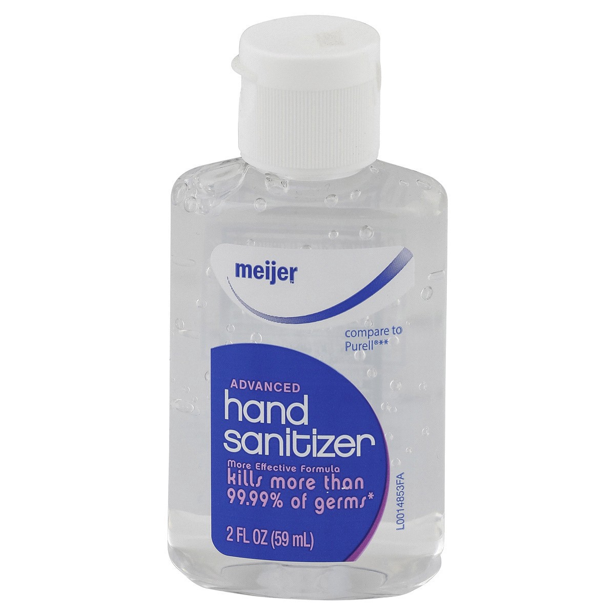 slide 1 of 5, Meijer Advanced Hand Sanitizer, 2 oz