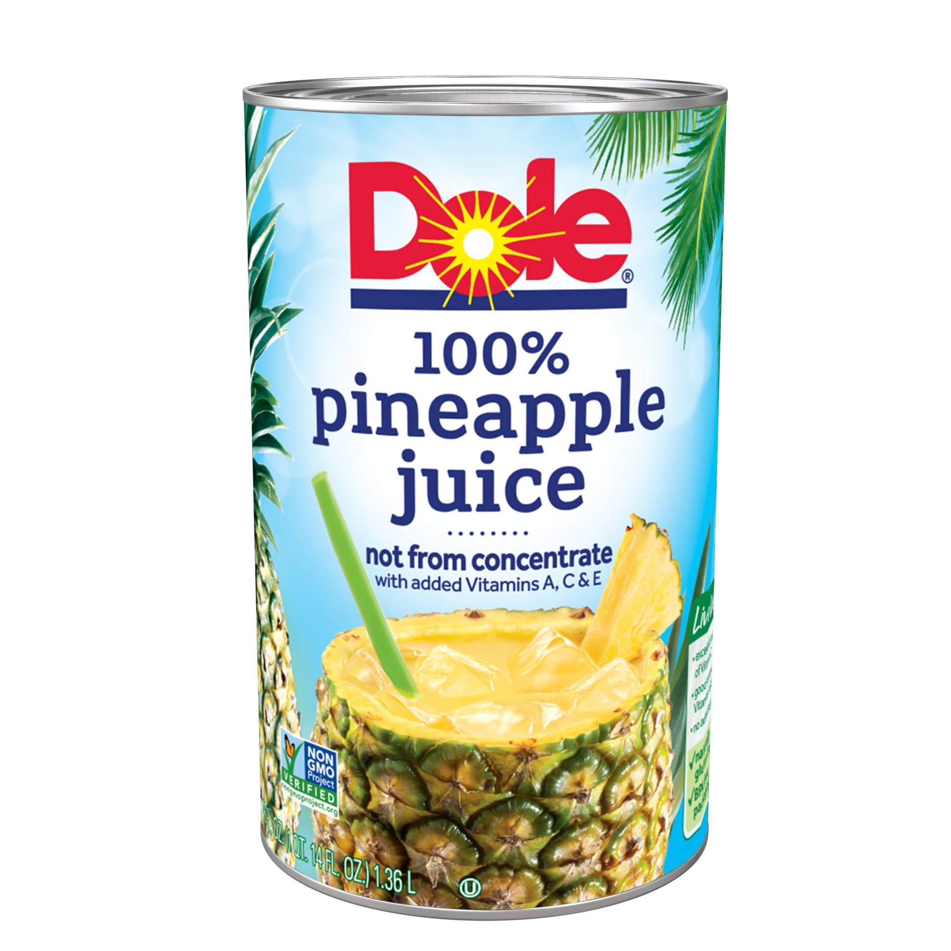 Dole Frozen Pineapple Juice - Shop Juice & Smoothies at H-E-B