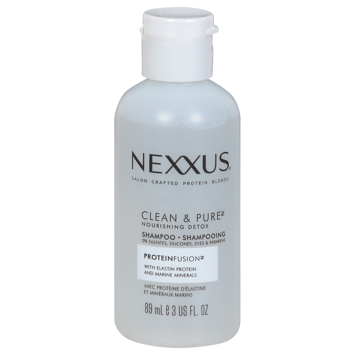 slide 8 of 10, Nexxus Clean & Pure Clarifying Shampoo Sulfate Free, 3 oz, 3 oz