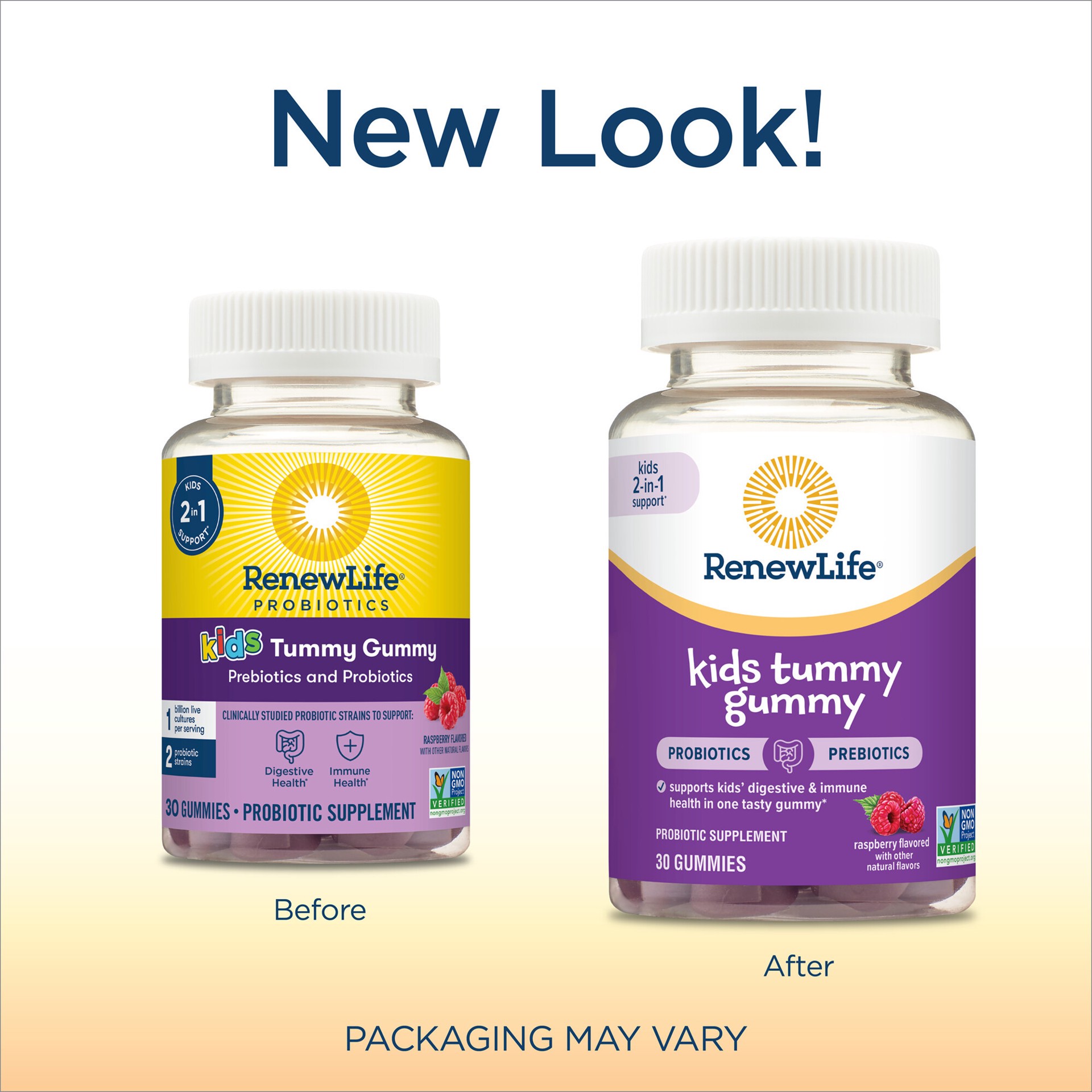 slide 3 of 5, Renew Life Kids Tummy Gummy, 30 ct