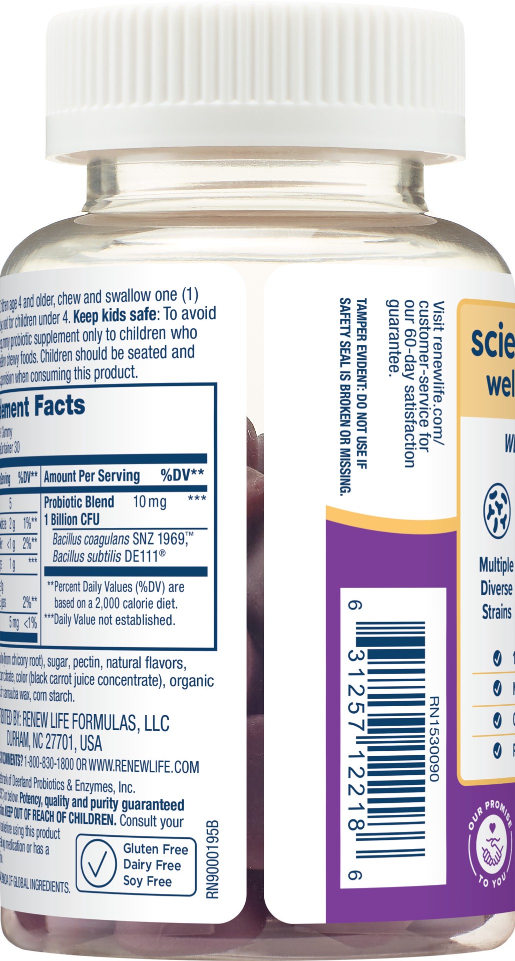 slide 4 of 5, Renew Life Kids Tummy Gummy, 30 ct