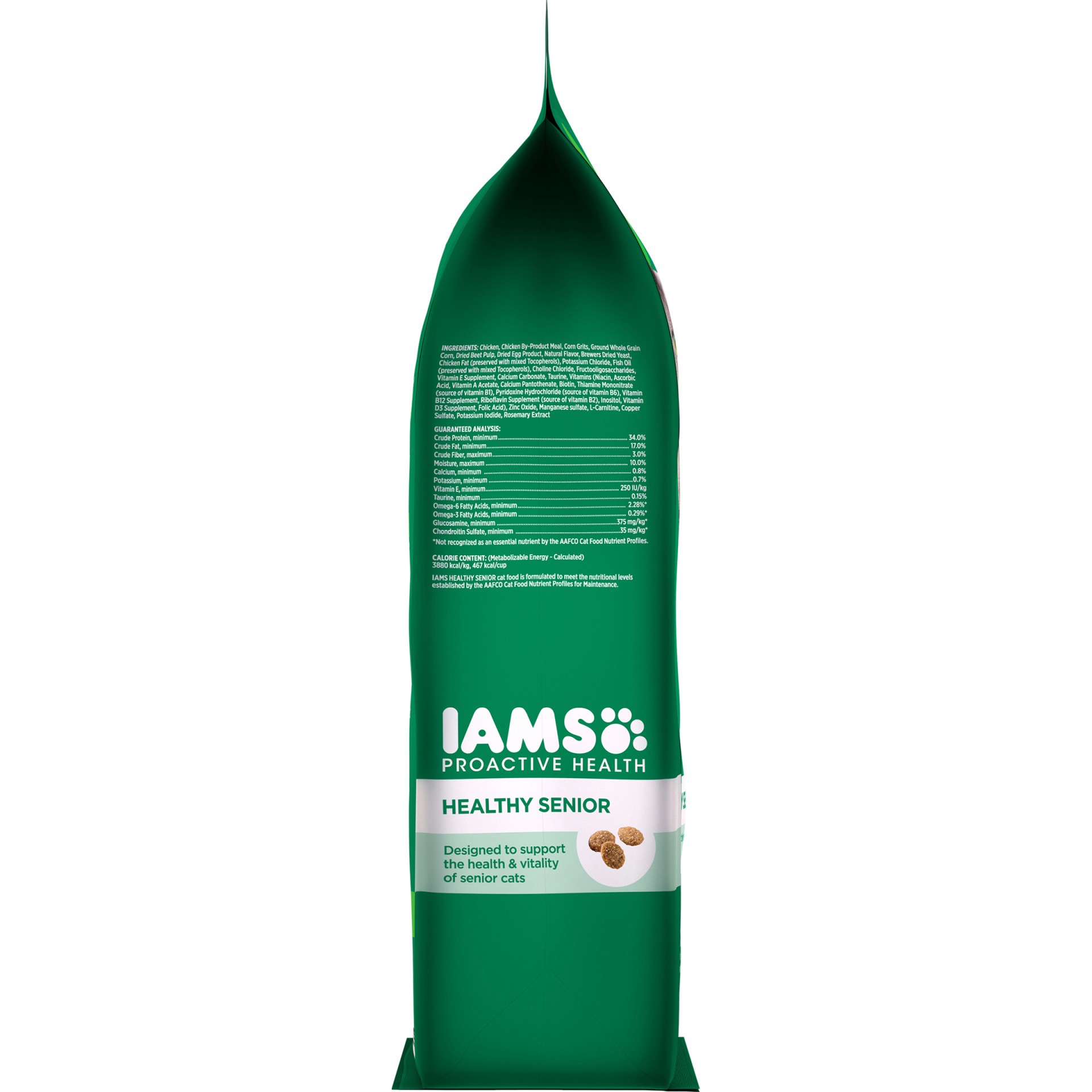 IAMS PROACTIVE HEALTH Healthy Senior Dry Cat Food with Chicken Cat