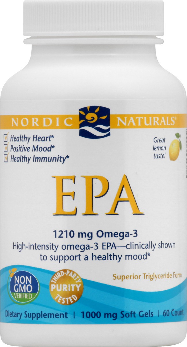 slide 2 of 10, Nordic Naturals EPA 60 ea, 60 ct