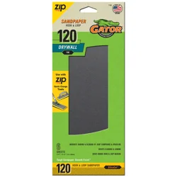 Rust-Oleum Gator Drywall Sanding Sheets - 4 1/2" x 10 1/2" - 120 Grit