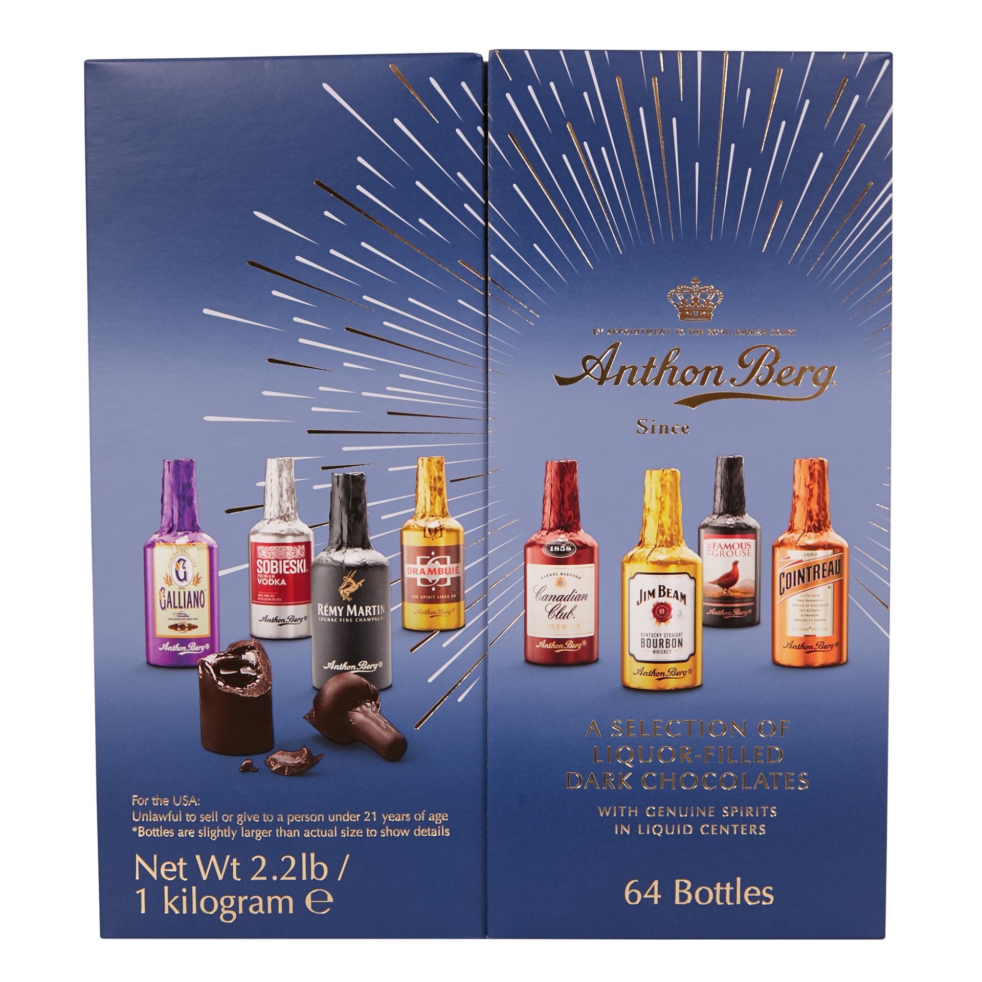 slide 1 of 1, Anthon Berg  Chocolate Liqueurs, 