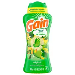 Gain In-Wash Laundry Scent Booster, Original Scent, 24.0 OZ, Fresh Extender + Odor Protection