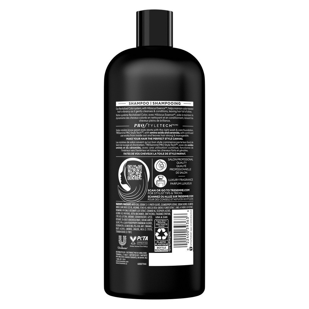 slide 4 of 9, TRESemmé Revitalized Color Vibrance & Shine Shampoo, 28 oz, 28 oz