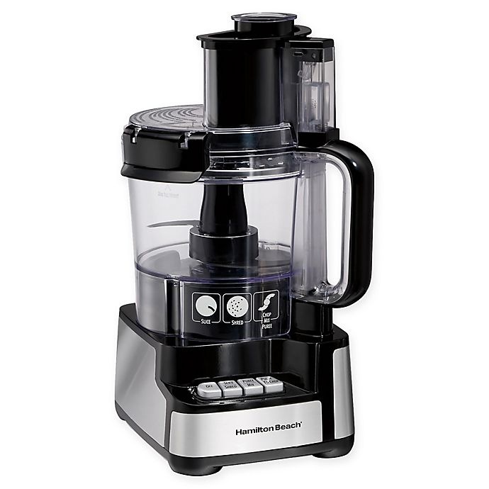 slide 1 of 7, Hamilton Beach Stack & Snap 12-Cup Food Processor, 1 ct