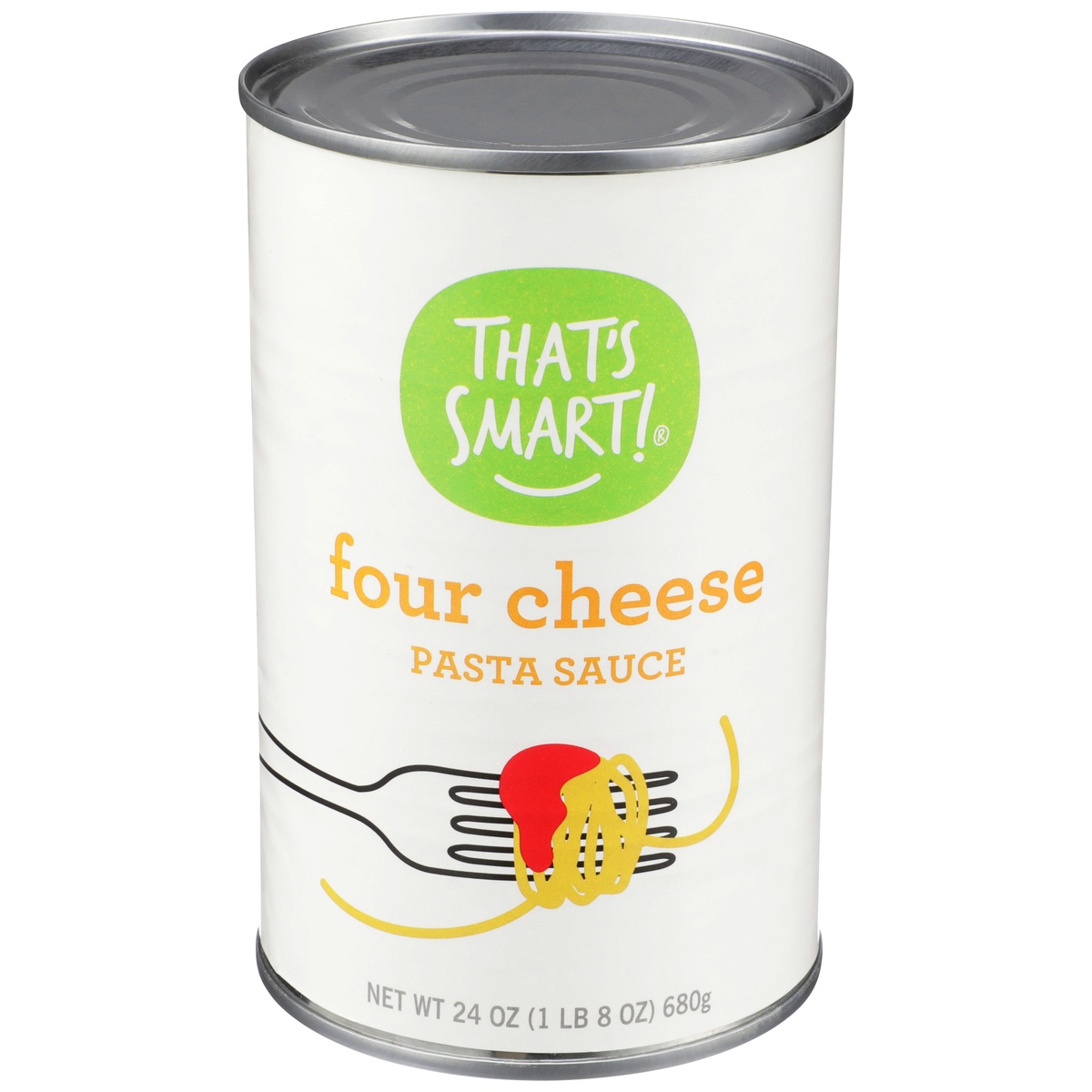 slide 1 of 1, That's Smart! Four Cheese Pasta Sauce, 24 oz