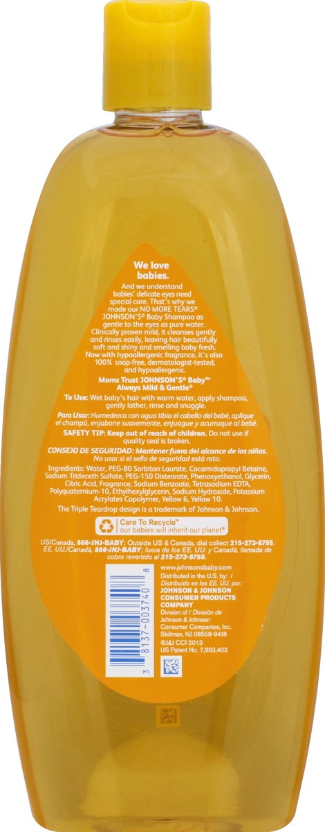 slide 6 of 6, Johnson's Tear Free Shampoo, 20 Fl. Oz., 20 fl oz