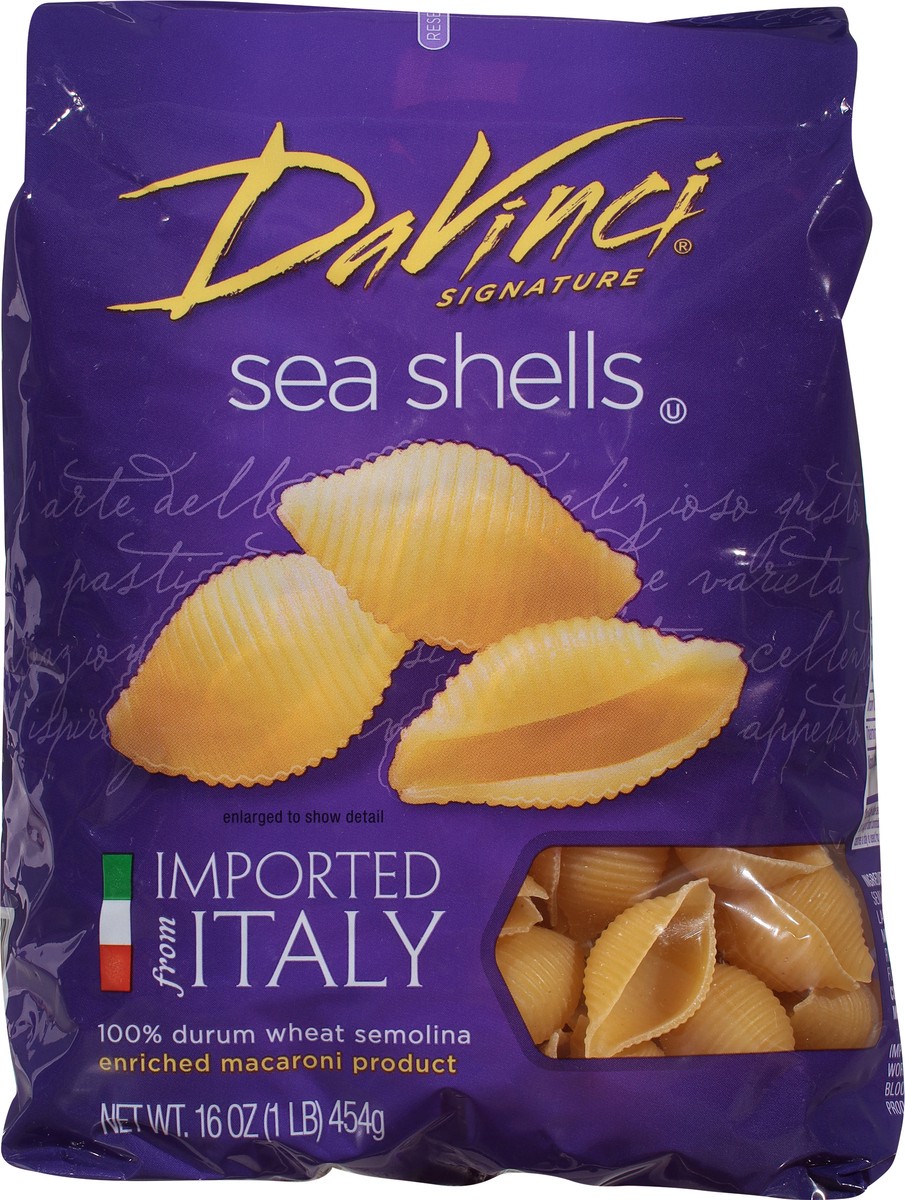 slide 6 of 9, Davinci Pasta Sea Shells, 16 oz