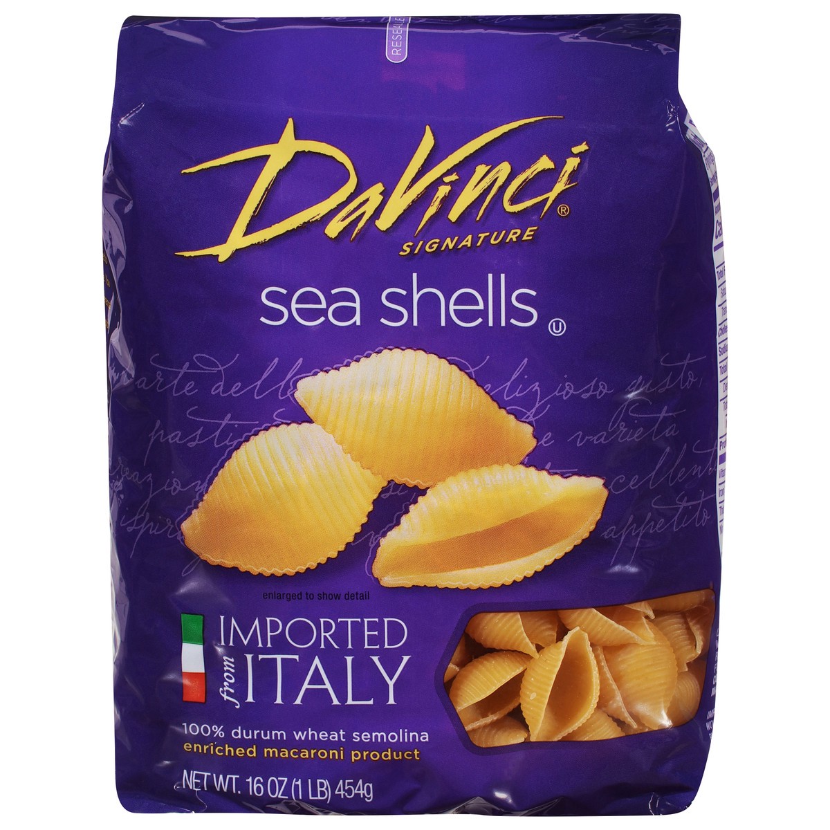 slide 1 of 9, Davinci Pasta Sea Shells, 16 oz