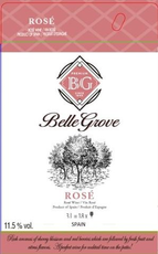 slide 1 of 1, Belle Grove Rose, 750 ml