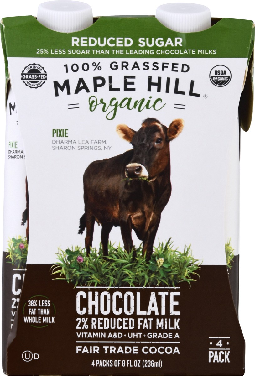 slide 3 of 13, Maple Hill Organic Chocolate Milk, 4/8 oz