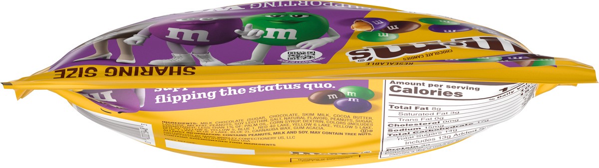 slide 2 of 9, M&M's Limited Edition Peanut Chocolate Candy featuring Purple Candy, Sharing Size, 10.05 oz Bag, 10.05 oz