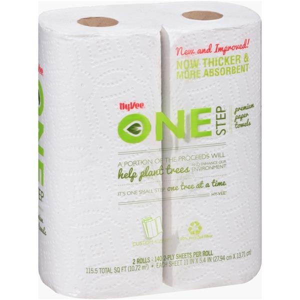 slide 1 of 1, One Step Premium Paper Towels, 2 ct