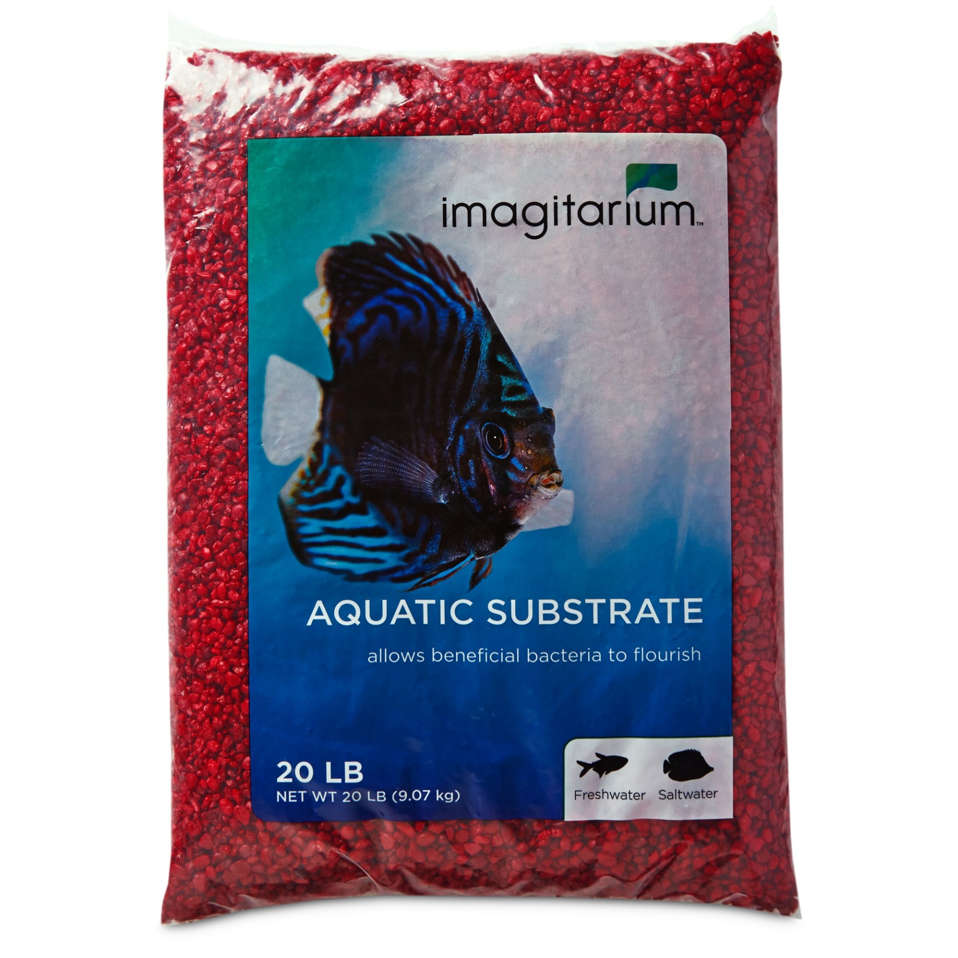 slide 1 of 1, Imagitarium Strawberry Red Aquarium Gravel, 20 lb